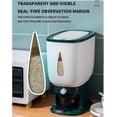 thumbnail image 3 of 10Kg Automatic Rice Dispenser with Rinsing Cup Rice Dispenser Rice Storage Rice Bucket Household Rice Box-A, 3 of 4