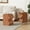 Natural, variant on Christopher Knight Home Side Table Set of 2, Rectangular Nesting Accent Tables, Decorative Garden Stools, Natural