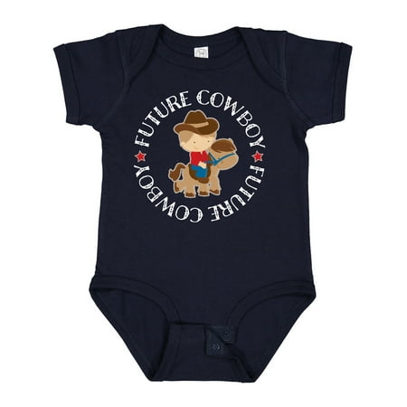 

Inktastic Future Cowboy Boys Western Outfit Gift Baby Boy Bodysuit