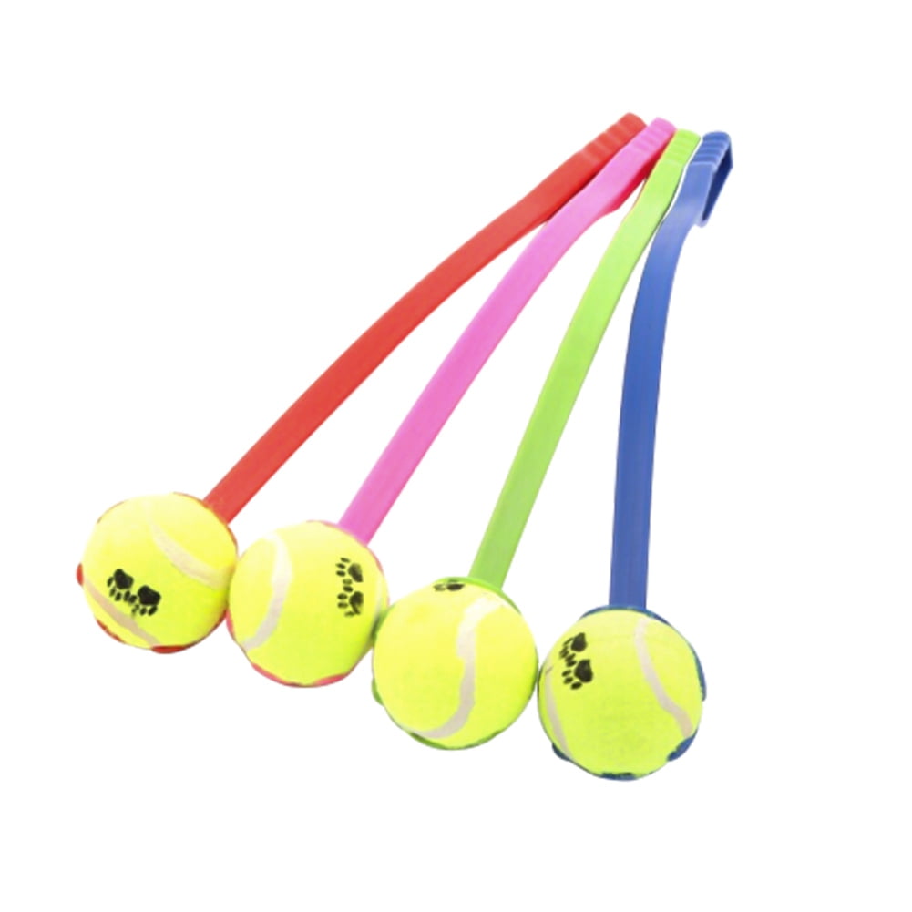 Dog Toy Launchers Tennis Ball Toy Long Plastic Handle Throw Dog Playing Ball