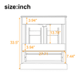 thumbnail image 5 of viswild 30" Bathroom Vanity with Ceramic Sink, Soft Close Doors, Freestanding Storage Cabinet, Solid Wood Frame, 1 Drawer & 2 Shelves, Green, 5 of 13