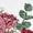Pink, variant on Embroidered Dandy Floral Sweatshirt Hoodie, Floral Bouquet Embroidery Pullover, Cozy Casual Flower Sweater