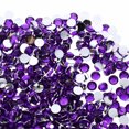 thumbnail image 3 of ETHZZLE 1000Pcs Sparkly Purple Flatback Resin Rhinestones for DIY Nail Art Phone Case Decoration, 3 of 8