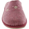 thumbnail image 4 of SC Home Collection Womens 12317 Natural Wool Embroidered Cozy House Slippers Made in Europe, 4 of 4