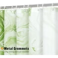 thumbnail image 3 of Sage Green Marble Small Stall Shower Curtain 36 x 72, Abstract Ombre Half Size Narrow Shower Curtain Set, 36 inch Modern Fabric Shower Curtains for Chic Luxury Bathroom Decor, 3 of 6