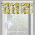 thumbnail image 2 of Ambesonne Spring Valance Pack of 2, Floral Narcissus Branch, 54"X18", Yellow Khaki Cream, 2 of 5
