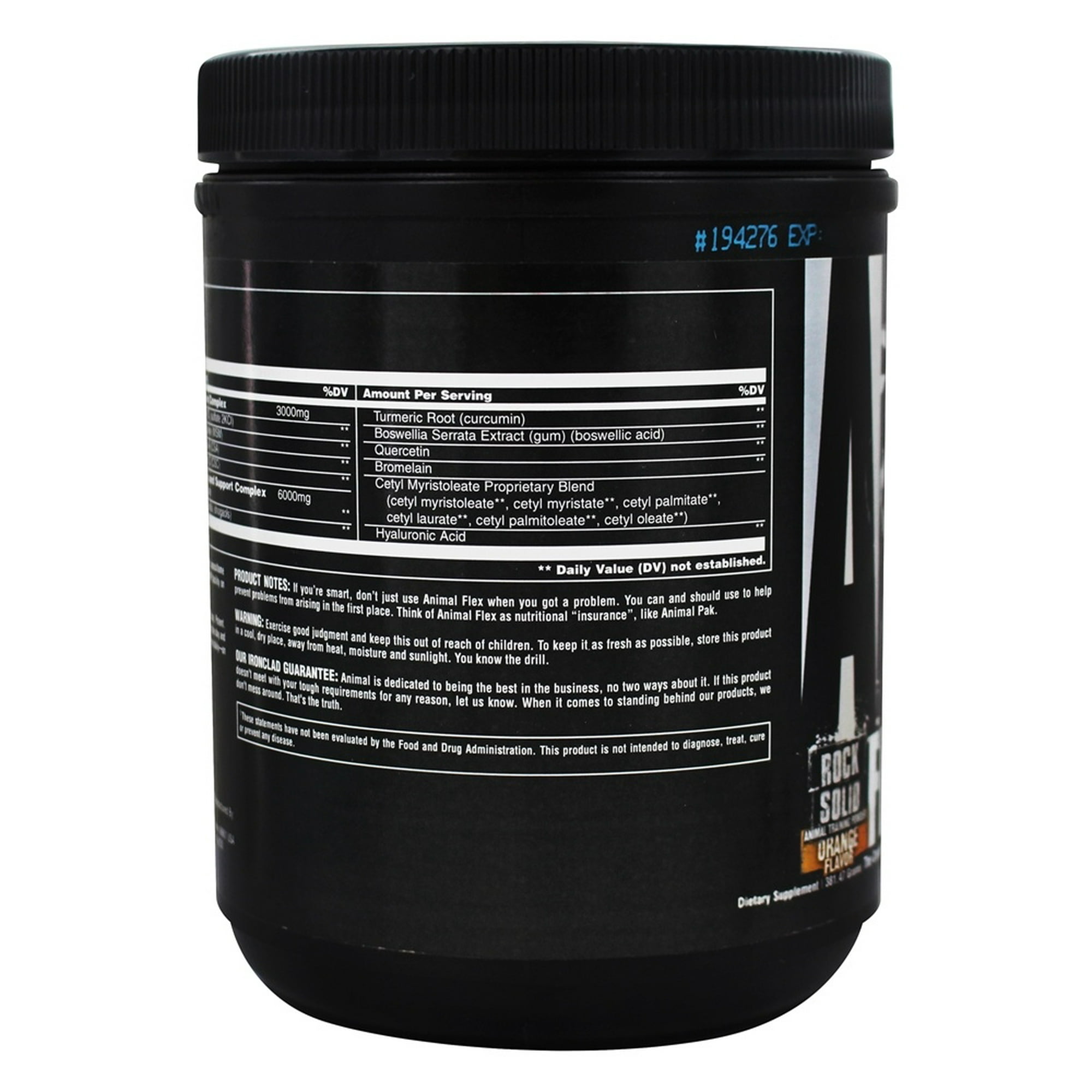 Animal - Flex Complete Joint Support Stack Powder Orange Grams | Walmart Canada Animal - Flex Complete Joint Support Stack Powder Orange Grams | Walmart Canada