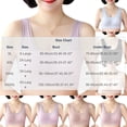 thumbnail image 4 of Womens Plus Size Bra, Push Up Lace Trim High Elastic Thin Sports Bra Without Underwire Beige 4XL, 4 of 4