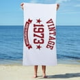 thumbnail image 3 of CafePress - 1973 Vintage Aged To Perfection - Large Beach Towel, Soft 30"x60" Towel with Unique Design, 3 of 4