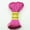 5# Hot Pink, variant on 20 Meter 2.5mm Braided Macrame Satin Silk Cord Chinese Knot Nylon Rattail Thread-9# Light Blue