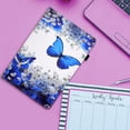 thumbnail image 7 of Case for Lenovo Tab M10 Plus 10.3" Case(2nd Gen 2020), TB-X606F/ TB-X606X 10.3" FHD Android Tablet Case, Allytech Multi-Angle Viewing Folio Stand Wallet Case with Auto Sleep Wake, Blue Butterfly, 7 of 7