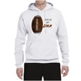 thumbnail image 2 of Wild Bobby Football Fingerprint It's in My DNA Sports Unisex Hoodie Sweatshirt, 2 of 6