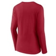 thumbnail image 3 of Women's Crimson Oklahoma Sooners Arch Long Sleeve V-Neck T-Shirt, 3 of 3