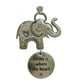 thumbnail image 1 of Adorno navideño de la amistad para mujer | Adorno de metal con forma de elefante para árbol con palabras inspiradoras | Regalo navideño para mejores amigas y hermanas, 1 of 2