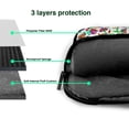thumbnail image 4 of Lsque Paisley Pattern Laptop Bag – Portable & Slim Single-Shoulder Computer Case with Adjustable Strap, Protective, Lightweight for 13”/14”/15.6” Laptops, 4 of 8