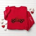 thumbnail image 4 of Wowcloth Crewneck Sweatshirt for Woman, Long Sleeve with Valentine's Day Print, Soft and Comfortable for Daily Wear and Holiday, 4 of 6