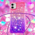 thumbnail image 4 of Funda para iPhone 11 Brillantina Líquida Divertida Reluciente y con Cristales en Movimiento Cuerpo Cruzado con Cordón Ajustable, 4 of 5