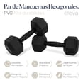 thumbnail image 3 of Juego De Mancuernas Eleva ELEVA-2MH Hexagonal 15 Lb Con 2 Pz, 3 of 8
