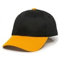 thumbnail image 4 of Outdoor Cap JM-123 Jersey Mesh-Black/Gold-Adult, 4 of 8