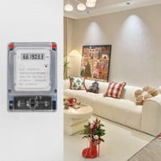 ROCKROK Household LCD Display Wall Mounted Electric Meter For Efficient Management