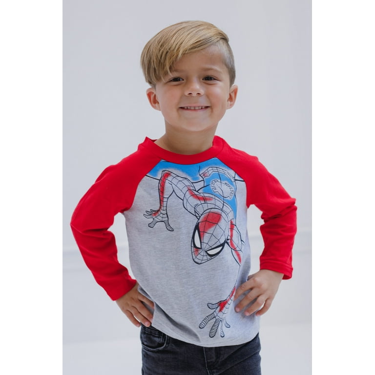 spiderman long sleeve shirt toddler