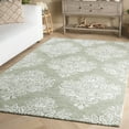 thumbnail image 2 of SAFAVIEH Glamour Dedan Floral Area Rug, Sage/Ivory, 6' x 6' Square, 2 of 11