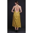 thumbnail image 3 of Bimba Bird Causal Long Backless Halter NeckDressWomen Printed BeachDress-X-Small, 3 of 6