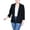 Black, variant on Petite 3/4 Sleeve Heavy Jacquard Knit Jacket