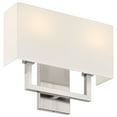 thumbnail image 2 of Access Lighting 2 Light LED Wall Sconce in Brushed Steel Color, 2 of 9
