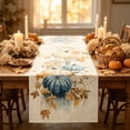 thumbnail image 2 of PoyoKee Thanksgiving Table Runner, Linen Holiday Table Cloth, Fall Decor Tablecloth for Dining Home Mantel Living Room Party Decorations, 72" x 13", 2 of 6