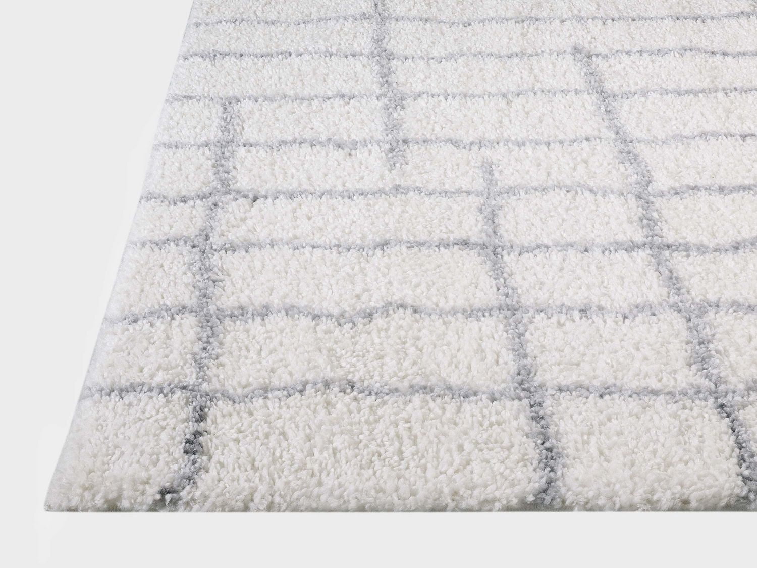 Zafra Grey and Cream Woven Area Rug