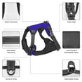 thumbnail image 5 of Kdxio Darkblue Print No Pull Dog Harness Adjustable Reflective Oxford Easy Control Medium Large Dog Harness For Training And Everyday-Small, 5 of 8