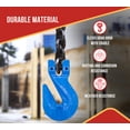 thumbnail image 2 of 1/2" Grade 100 Cradle Clevis Grab Hook for Lifting - 15,000 LBS WLL Heavy Duty Tow Chain Hook for Trailer / Truck Transport, 2 of 11