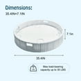 thumbnail image 2 of Glory Patio Large Round Serving Tray for Pool Floats, Sandbars, Spas, Parties, 2 of 6