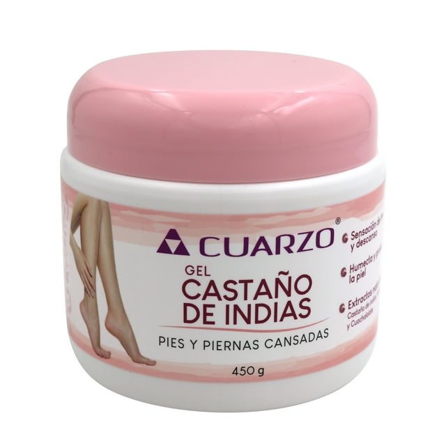 Gel Cuarzo Castaño de Indias para Pies y Piernas Cansadas 450g