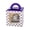 Purple, variant on Restaurantware-Pastry Tek 4.5 Inch Individual Cupcake Boxes, 100 Polka Dots Cupcake Favor Boxes - Fits 1, With Window, Red Paper Cupcake Gift Boxes, Built In Handle, For Weddings Or Parties