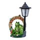 thumbnail image 2 of Estatua de jardín con luz solar, lámpara decorativa para exteriores, iluminación decorativa para césped, patio, porche, interior y exterior., 2 of 9
