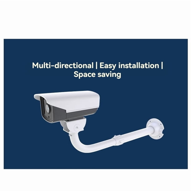 Soporte Telescópico para Cámara de Vigilancia, en Forma L, Ajustable 30 A 60 cm, Ideal Equipos Seguridad Exteriores