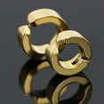 thumbnail image 4 of DaXi 1Pc Ear Clip Geometric Tarnish Resistance Jewelry Gift Ear Cuff for Men, 4 of 8