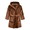 Coffee, variant on LYMAYTER Kids Boys Robe Soft Flannel Long Hooded Bathrobe for 2-12Y Toddler Solid Warm Household Bathwear
