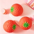 thumbnail image 5 of Giant Strawberry Squish, 6" Jumbo Realistic Strawberry Stress Ball, Large Squeezable Toy Fruit Ball, Big Strawberries Squishies Fidget, Party Favor Slow Rise Pressure Release Toy, 5 of 6