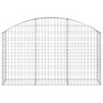 thumbnail image 3 of vidaXL Gabion Basket Silver Galvanized Iron Medium Durable, 3 of 5