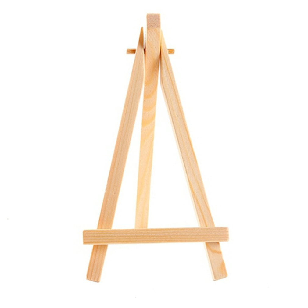 8" Folding Wooden Plate Display Stand Easel Picture Frame Holder XS 