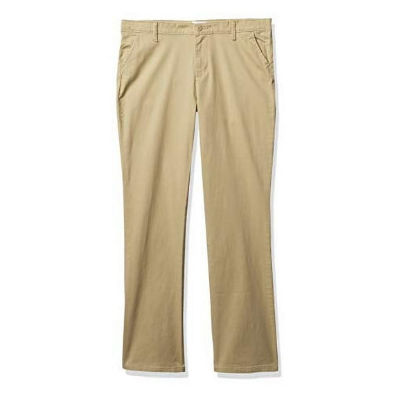 The Children's Place Girls' Uniform Bootcut Chino Pants Sandy 8