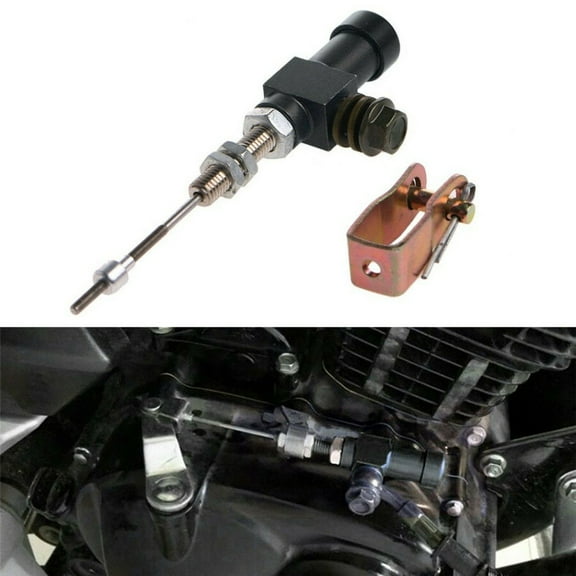 Ana Black Motorcycle Hydraulic Clutch Master Cylinder Rod Brake/Pump Kit