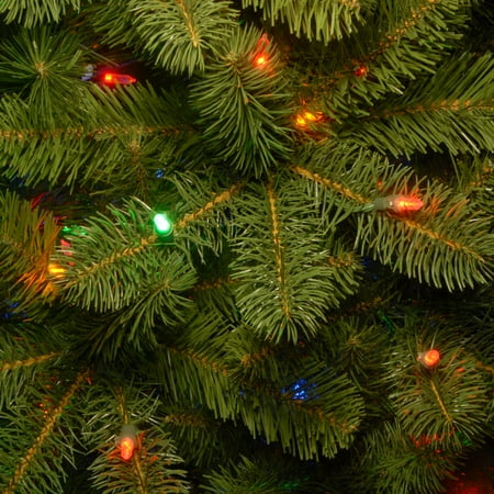 6.5' Prelit Downswept Douglas Fir Artificial Christmas Tree Multicolor Lights - National Tree Company