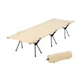 thumbnail image 1 of Cama plegable para acampar Cama para dormir Compacta Multiusos con Bolsa de Transporte Silla de Patio Fácil de Usar Caqui, 1 of 8