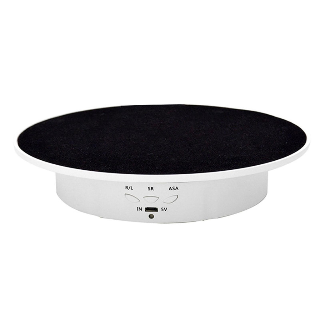 3 Speeds Electric Rotating Display Stand Adjustable Angle Holder for