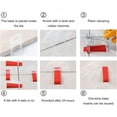 thumbnail image 3 of Tile Grader Positioning Grader Tile Artifact Floor Tile Wall Plastic Tile Inserts Tile Tools Now Base 1.0 Pack of 100 Packed Around 150 Grams Universal Large Red Inserts 100pcs Pack of, 3 of 5