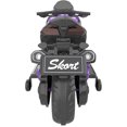 thumbnail image 4 of 12V Ride on Electric Car Toy, Electric Kids Motorcycle with LED, Bluetooth,Music,Horn,110Lbs Load,Violet, 4 of 7